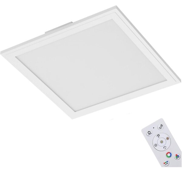 Brilo - LED RGB Димируем плафон COLOUR LED/15W/230V 3000-6500K + д.у