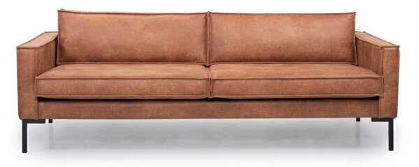 Кафяв диван от изкуствена кожа 216 cm Rate - Scandic
