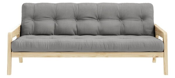 Сив разтегателен диван 204 cm Grab - Karup Design