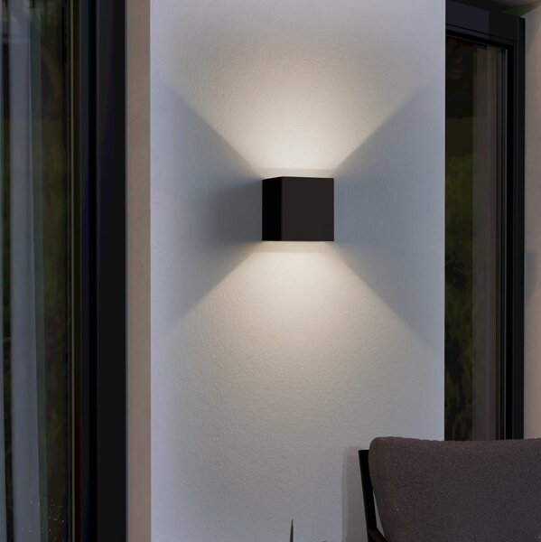 Eglo 901064 - LED Екстериорен аплик CALPINO 2xLED/2,8W/230V IP54 черен