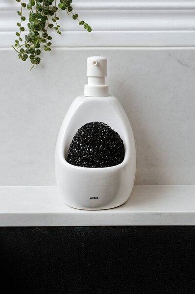 Бял керамичен диспенсер за сапун 590 ml Joey – Umbra