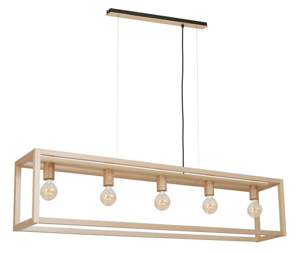 Полилей на въже LEGNO 5xE27/60W/230V