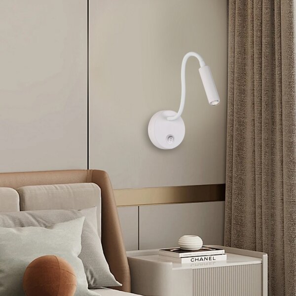 Brilagi - LED Димируем гъвкава стена лампа MAYA 1xG9/4W/230V бял