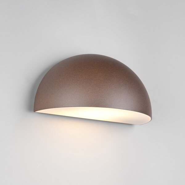 Trio Lighting Външна лампа за стена Maas, ръждивокафяво, алуминий под налягане, E27, Затъмняване, Кафяв / ръждив, Алуминий, Скандинавски