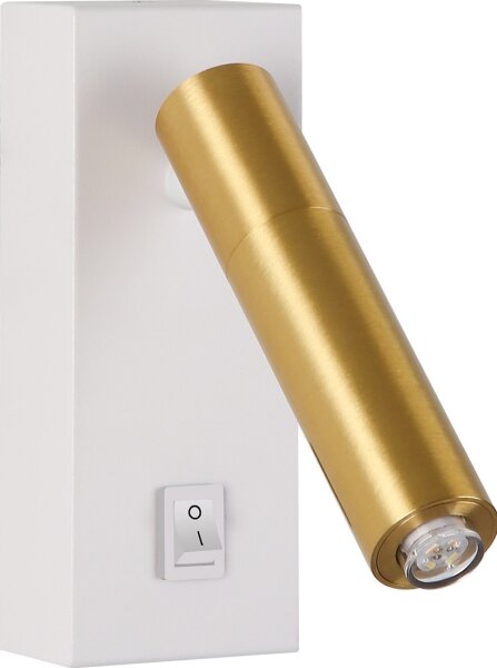Brilagi - LED Димируем стенен спот MAYA 1xG9/4W/230V бял/златист