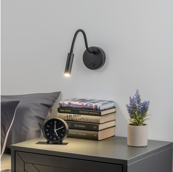 Brilagi - LED Гъвкав аплик MAYA LED/3W/230V 4000K черен