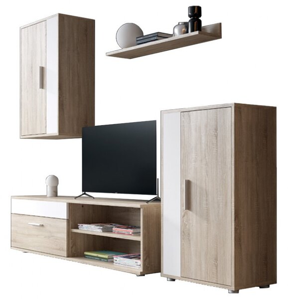 Комплект ТВ шкаф Зафира Сонома 200x35x190 см