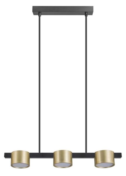 LED Пендел MIRELLA 3xGX53/6W/230V златист/черен