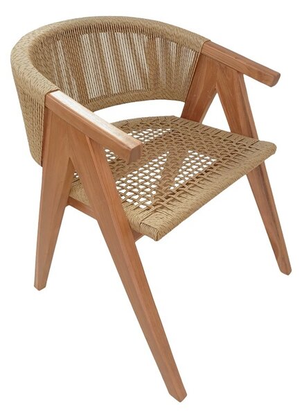 Градински фотьойл Wolly Boho Pako World Natural 60x60x76 cm