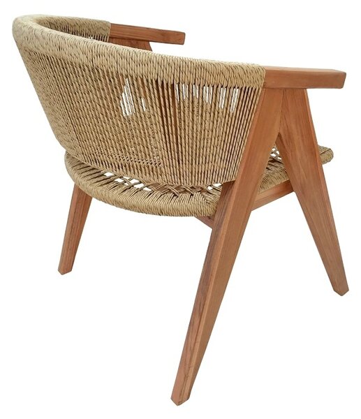Градински фотьойл Wolly Boho Pako World Natural 60x60x76 cm