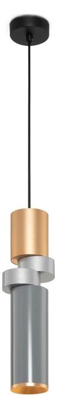 Maytoni MOD303PL-01CFL3 - Пендел PALETTE 1xGU10/40W/230V златист/сив