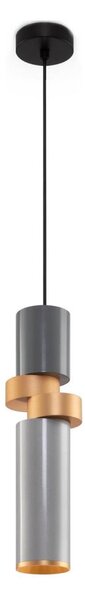 Maytoni MOD303PL-01CFL2 - Пендел PALETTE 1xGU10/40W/230V сив/златист