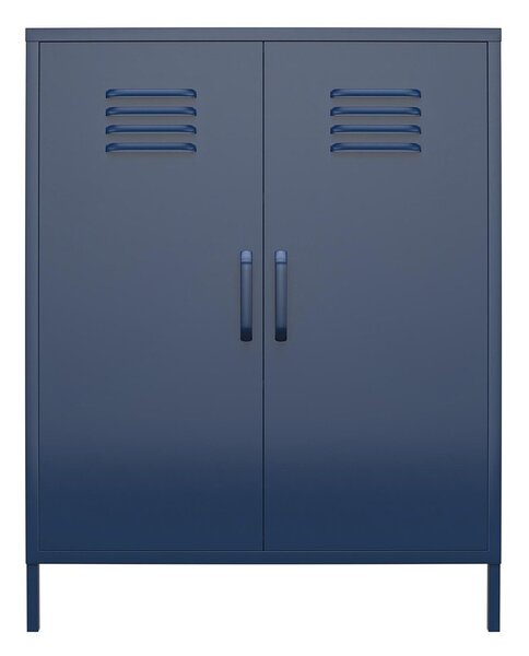 Синьо метално шкафче 79x100x39 cm Bradford – Støraa
