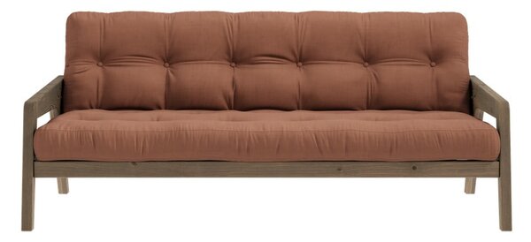Оранжев разтегателен диван 204 cm Grab - Karup Design