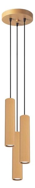 Sollux SL.1557 - Пендел KARBON 3xGU10/10W/230V златист