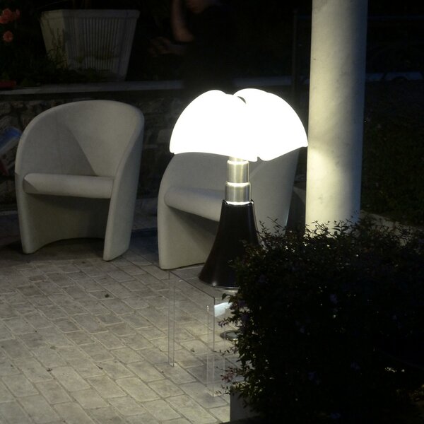 Martinelli Luce Pipistrello - Настолна лампа черна, Бял, Дневна/трапезария, Метал, Дизайн