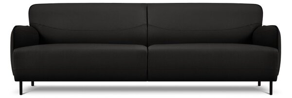 Диван от черна кожа , 235 x 90 cm Neso - Windsor & Co Sofas