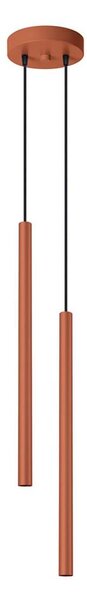 Sollux SL.1525 - Пендел PASTELO 2xG9/8W/230V червен