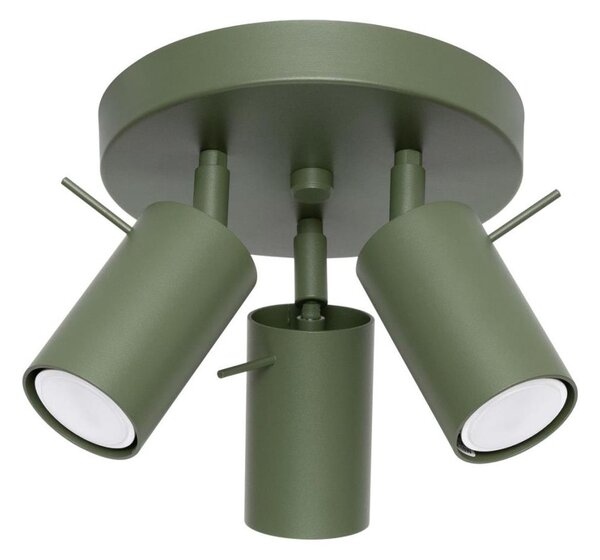 Sollux SL.1503 - Спот RING 3xGU10/10W/230V зелен