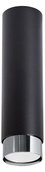 Sollux SL.1409 - Спот NERO 1xGU10/10W/230V 22,5 см черен/лъскав хром