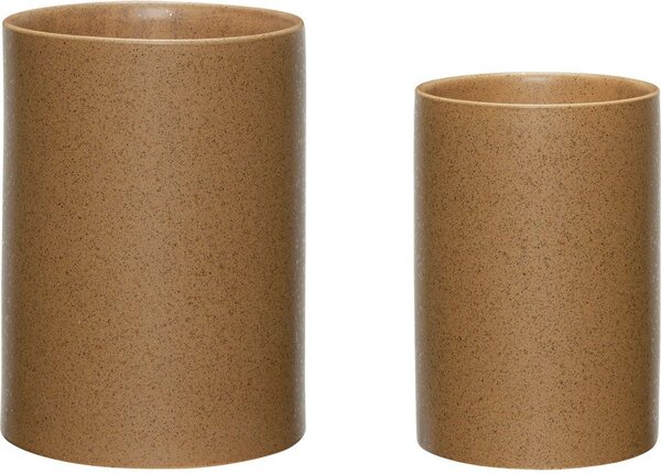 Керамични комплект саксии 2 бр. ø 18 cm Edna – Hübsch