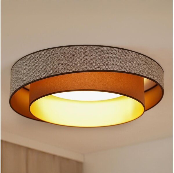 Brilagi - LED Димируема лампа VEGAS SHINE LED/24W/230V Ø 60 см кафяв + д.у