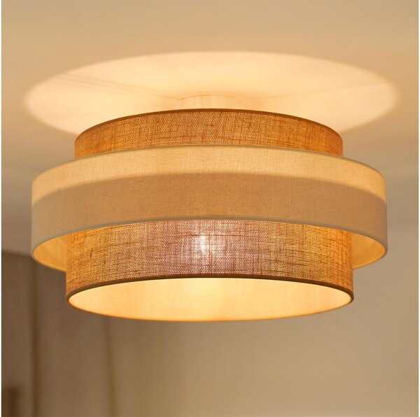 Brilagi - Плафон SPACE LIGHT 1xE27/15W/230V, Ø 50 см, бежово/кремаво