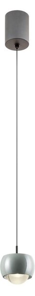 Redo 01-3549 - LED Пендел AVES LED/12W/230V Ø 9,6 см CRI 90 сив