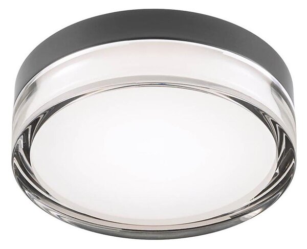 Redo 01-3733 - LED таванен осветител FRISBI LED/8W/230V IP44 черен