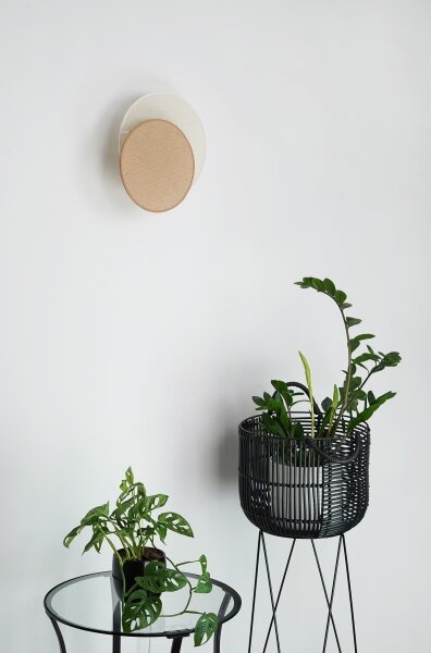 Brilagi - Стенно осветително CIRCLES 1xE27/15W/230V 35x32 см беж/крем