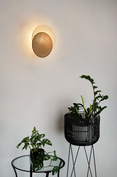 Brilagi - Стенно осветително CIRCLES 1xE27/15W/230V 35x32 см беж/крем