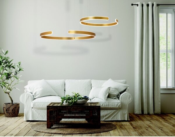Zambelis 2012 - LED Димируем пендел LED/40W/230V златист