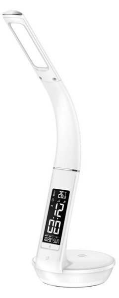 Retlux LED лампа с димер, безжично зареждане Qi, дисплей, 6W, 230V, 3000/4000/60