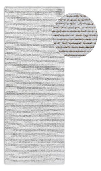 Бяла ръчно изработена вълнена пътека 80x200 cm Francois – Villeroy&Boch