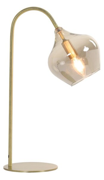 Настолна лампа в бронзов цвят (височина 50,5 cm) Rakel - Light & Living