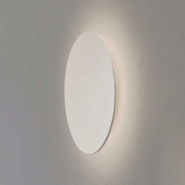 Argon LED стенна лампа Orios Plus, пясъчен цвят, метал, Ø 30 cm, Бежов, Дневна/трапезария, Метал, Модерен