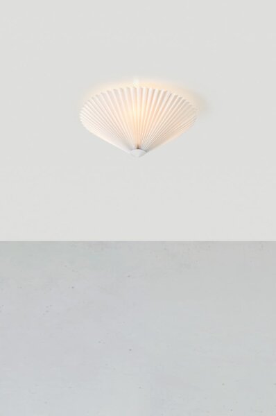Бяла лампа за таван ø 42 cm Plisado - Markslöjd