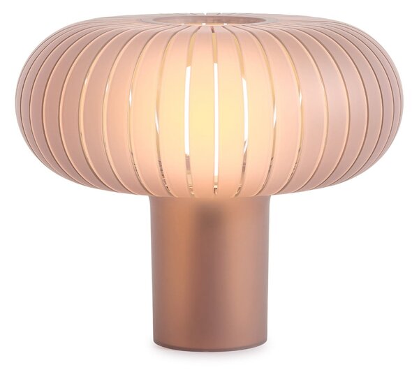 Kartell Настолна лампа Teresa Frozen, розова, с регулиране на яркостта, E27, Затъмняване, Розов / Розе, Дневна/трапезария, Пластмаса, Дизайн