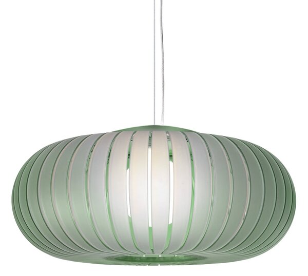Kartell висяща лампа Teresa Frozen, салатенозелено, Ø 50 cm, E27, Зелен, Дневна/трапезария, Пластмаса, Дизайн