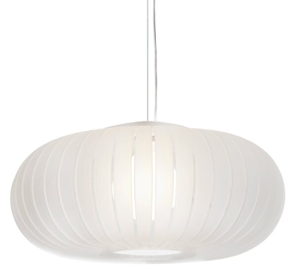 Kartell висяща лампа Teresa Frozen, цвят лед, Ø 50 cm, E27, Бял, Дневна/трапезария, Пластмаса, Дизайн