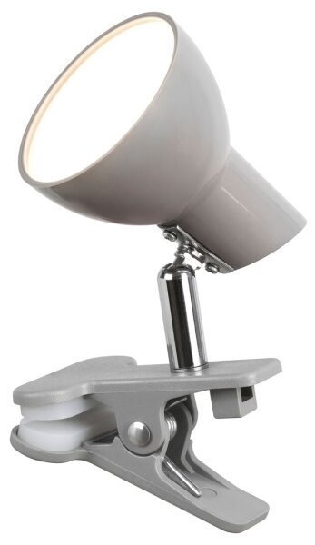 Rabalux 1480 - LED Лампа с щипка NOAH LED/5W/230V сива