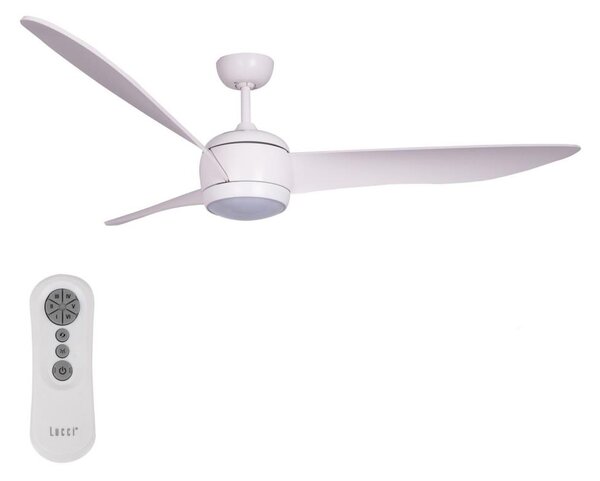 Lucci air 512911 - LED Вентилатор за таван AIRFUSION LED/20W/230V дърво/бял + д.у