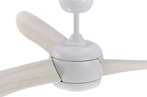 Lucci air 512911 - LED Вентилатор за таван AIRFUSION LED/20W/230V дърво/бял + д.у