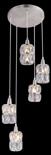 Globo 15760-5 - Пендел WOLLI 5xE14/40W/230V