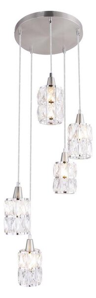Globo 15760-5 - Пендел WOLLI 5xE14/40W/230V
