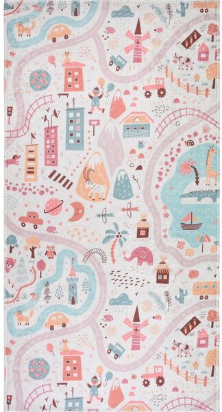 Детски килим 80x150 cm Pastel Neighborhood – Vitaus