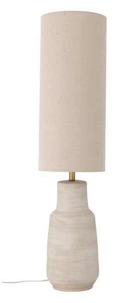 Кремава подова лампа с текстилен абажур (височина 113 cm) Linetta - Bloomingville