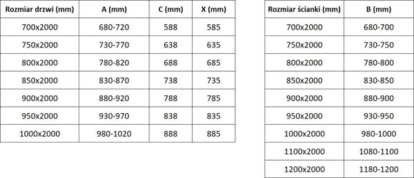 Mexen Exo-B люлееща се душ кабина 90 x 90 см, прозрачна, черна - 817-090-090-70-00