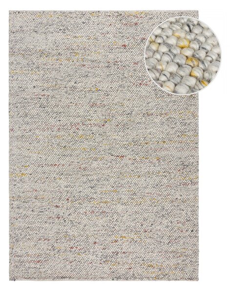 Кремав ръчно изработен килим със смес от вълна 120x170 cm Minerals – Flair Rugs