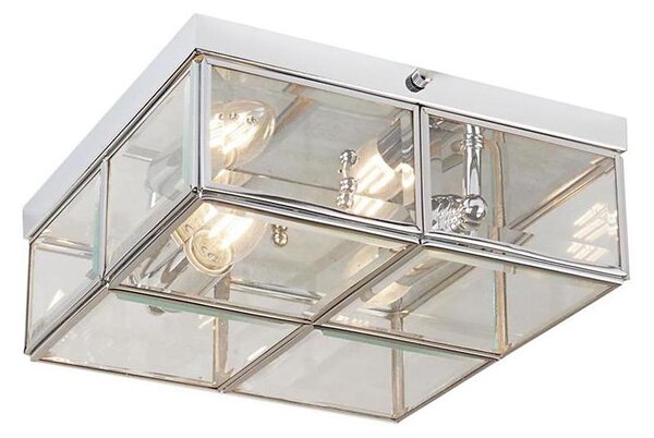 Searchlight 6769-26CC - Плафон FLUSH 2xE14/40W/230V хром